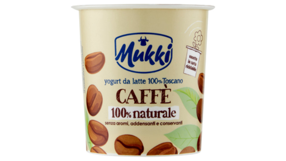 Mukki yogurt da latte 100% Toscano Caffè 100% naturale 115 g