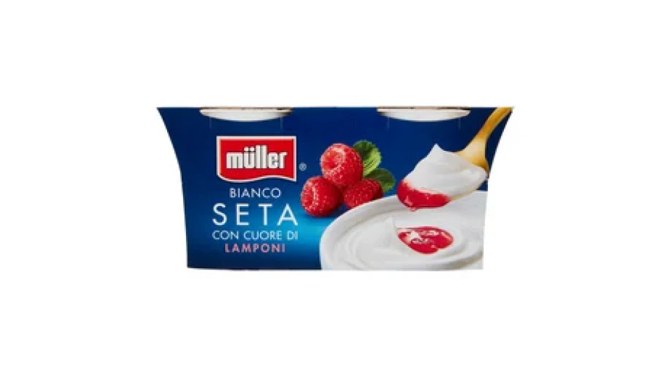 müller Bianco Seta con Cuore di Lamponi 2 x 125 g