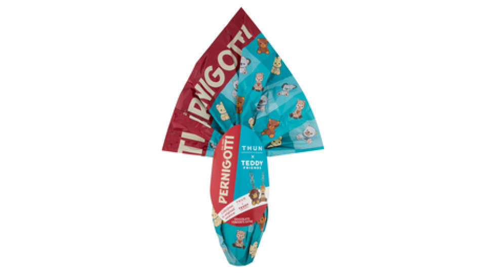 Pernigotti Uovo Cioccolato Fondente Extra Thun x Teddy Friends 240 g