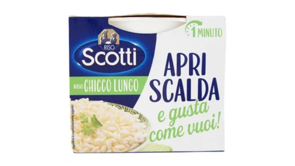 Riso Scotti Apri Scalda e gusta come vuoi! Riso Chicco Lungo 200 g