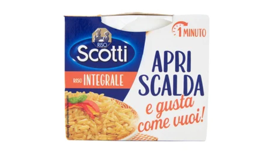 Riso Scotti Apri Scalda e gusta come vuoi! Riso Integrale 200 g