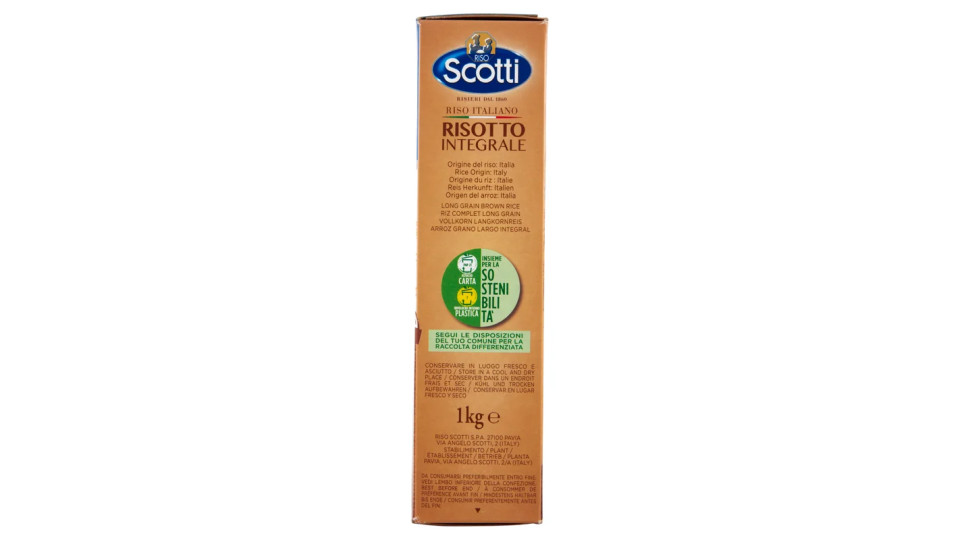 Riso Scotti Risotti Selection Risotto Integrale 1 kg