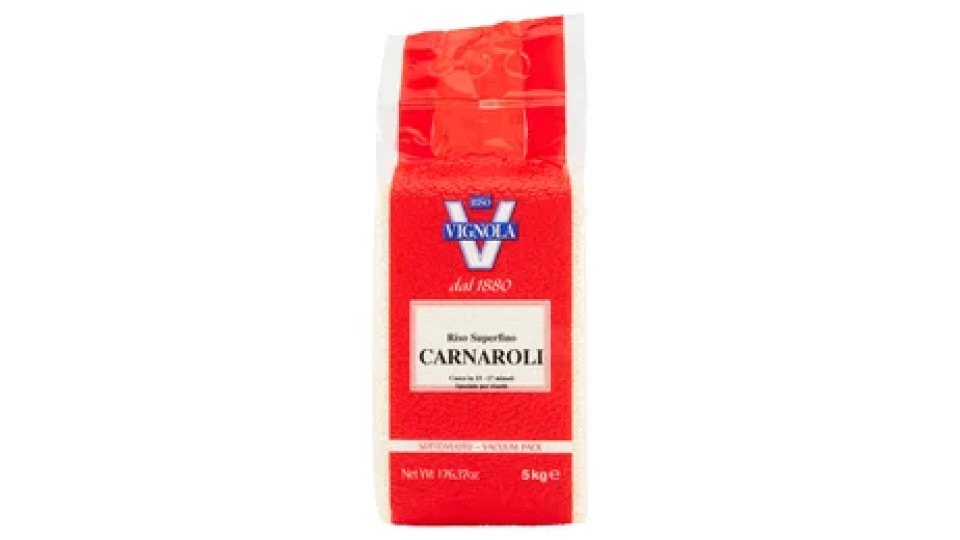 Riso Vignola Riso Superfino Carnaroli 5 kg