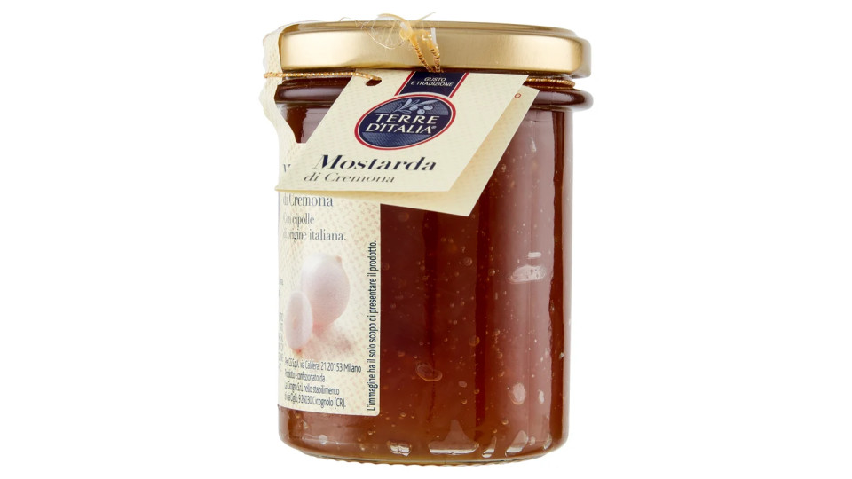 Terre d'Italia Mostarda di Cremona con cipolle 240 g
