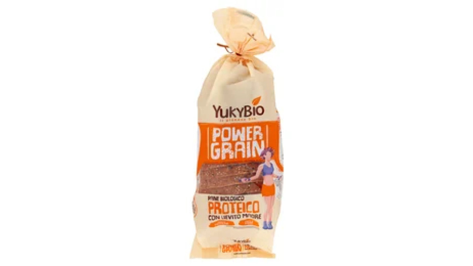 YukyBio Power Grain Pane Biologico Proteico con Lievito Madre 400 g