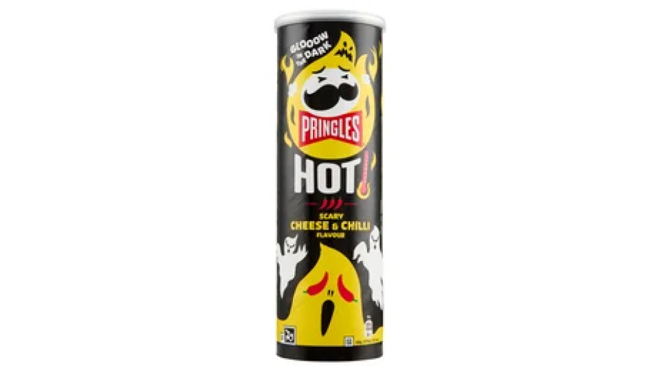 Pringles Hot Scary Cheese & Chilli Flavour 160 g