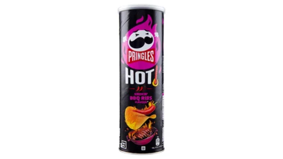 Pringles Hot Smokin' BBQ Ribs Flavour 160 g