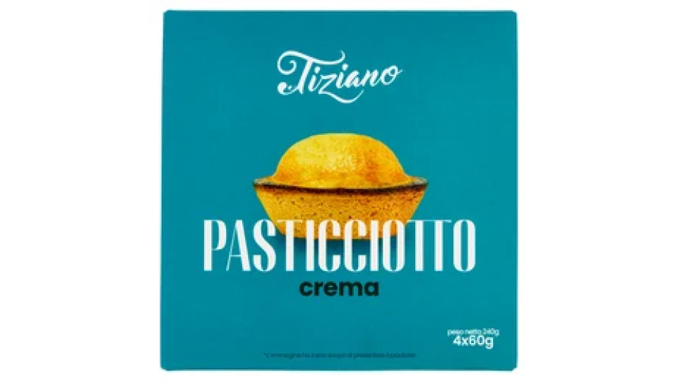 Tiziano Pasticciotto crema 4 x 60 g