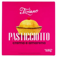 Tiziano Pasticciotto crema e amarena 4 x 60 g