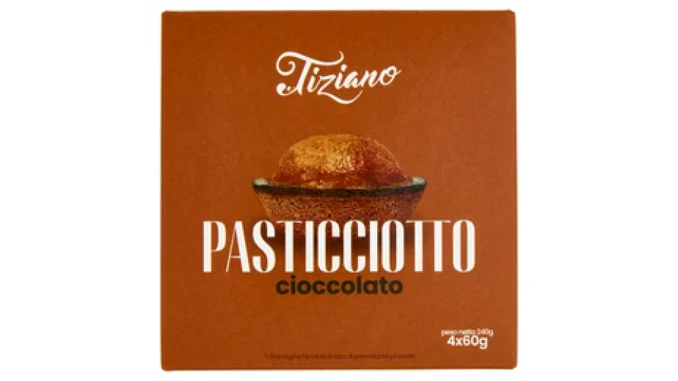 Tiziano Pasticciotto cioccolato 4 x 60 g