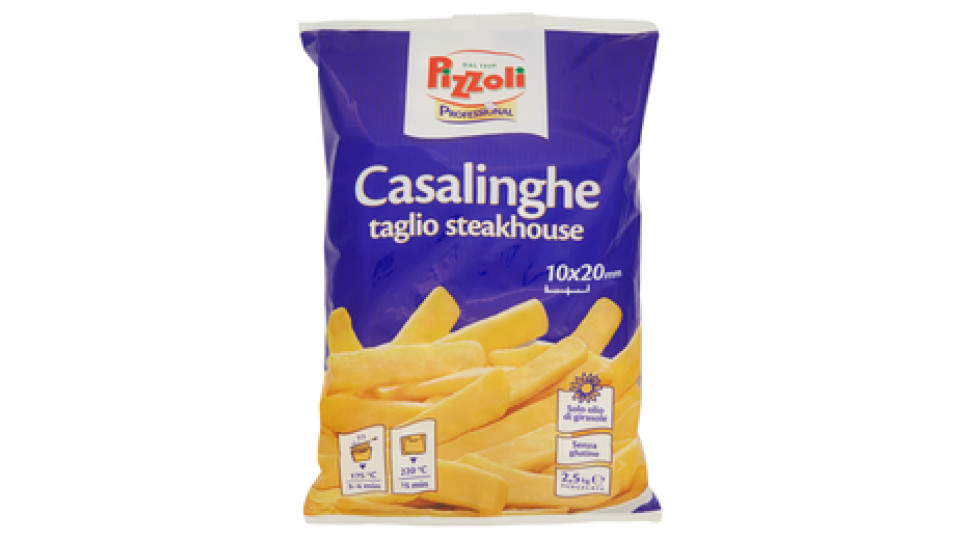 Pizzoli Professional Casalinghe taglio steakhouse Surgelate 2,5 kg