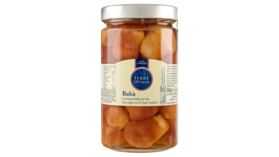 Terre d'Italia Babà in sciroppo alcolico con rum 600 g