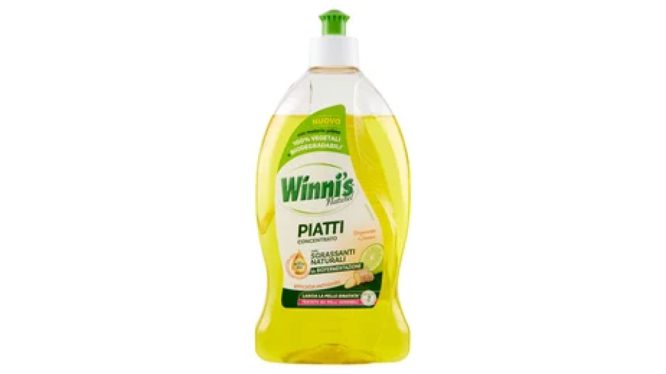 Winni's Naturel Piatti Concentrato Bergamotto e Zenzero 480 ml