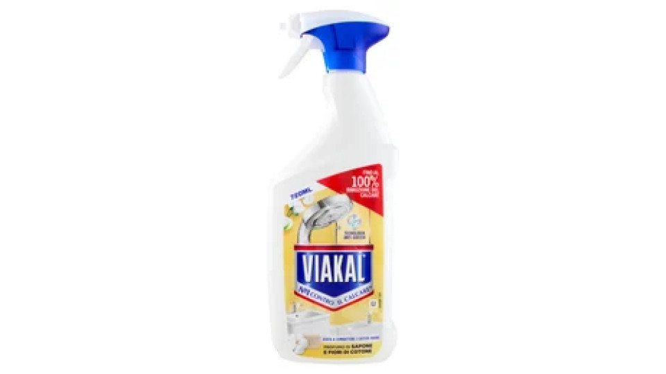 Viakal Profumo di Sapone e Fiori di Cotone 720 ML