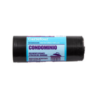 10 Sacchi neri da giardino con laccetto 80x120 per rifiuti pesanti