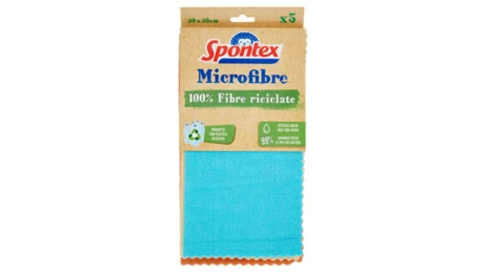 Spontex Microfibre Eco x5