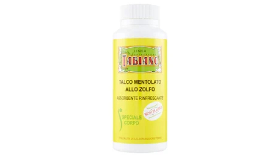 Pilogen Carezza Linea Supersapone Tabiano Talco Mentolato allo Zolfo 150 g