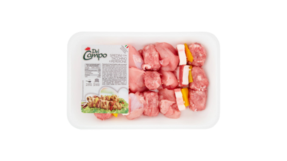 Del Campo Spiedini con Tacchino e Peperone