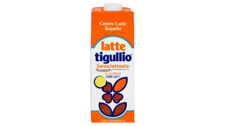 latte tigullio Senza Lattosio 1% di Grassi 1000 ml
