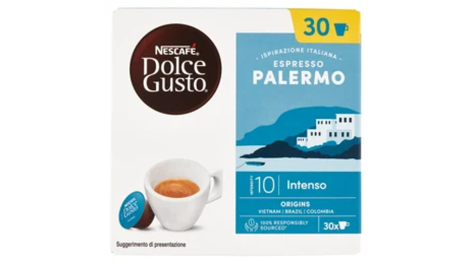 NESCAFÉ DOLCE GUSTO Espresso Palermo Caffè 30 Capsule 210 g