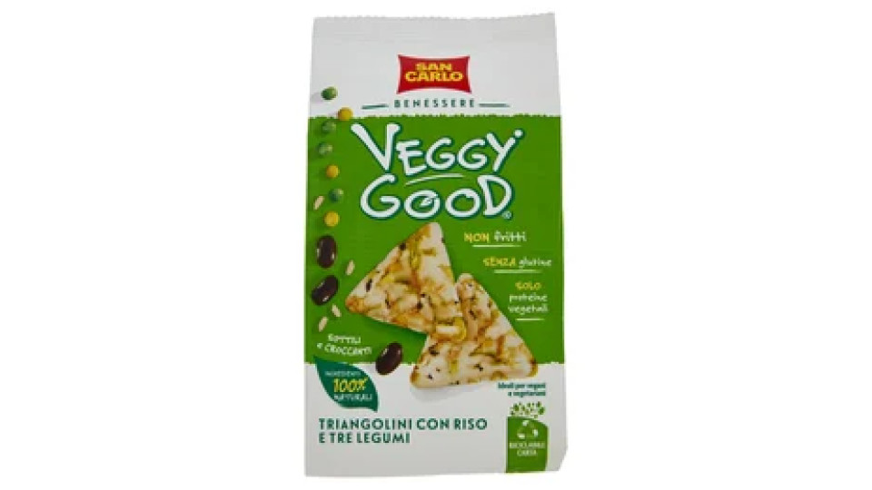 San Carlo Benessere Veggy Good Triangolini con Riso e Tre Legumi 65 g