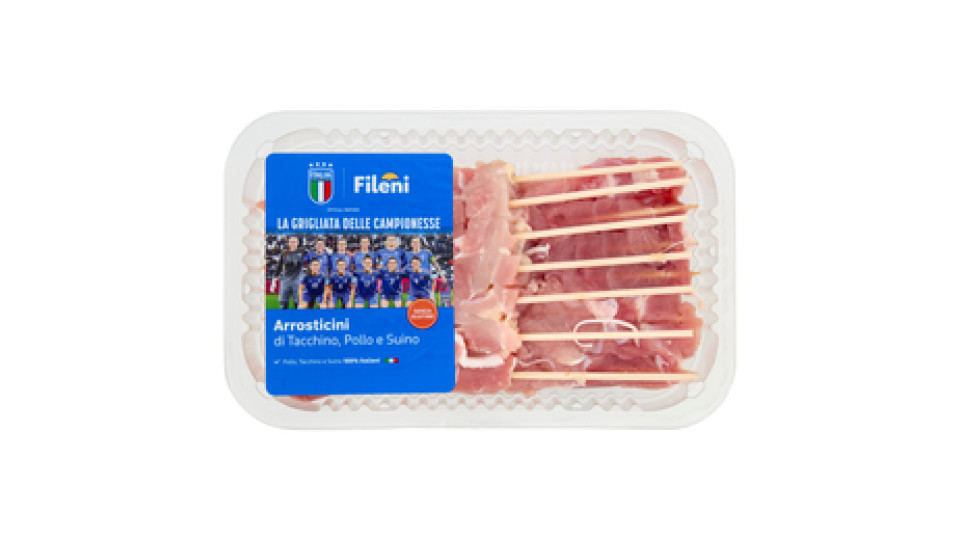 Fileni Arrosticini di Tacchino, Pollo e Suino 0,340 kg