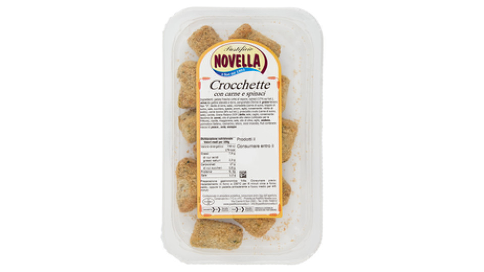 Pastificio Novella Crocchette con carne e spinaci 230 g
