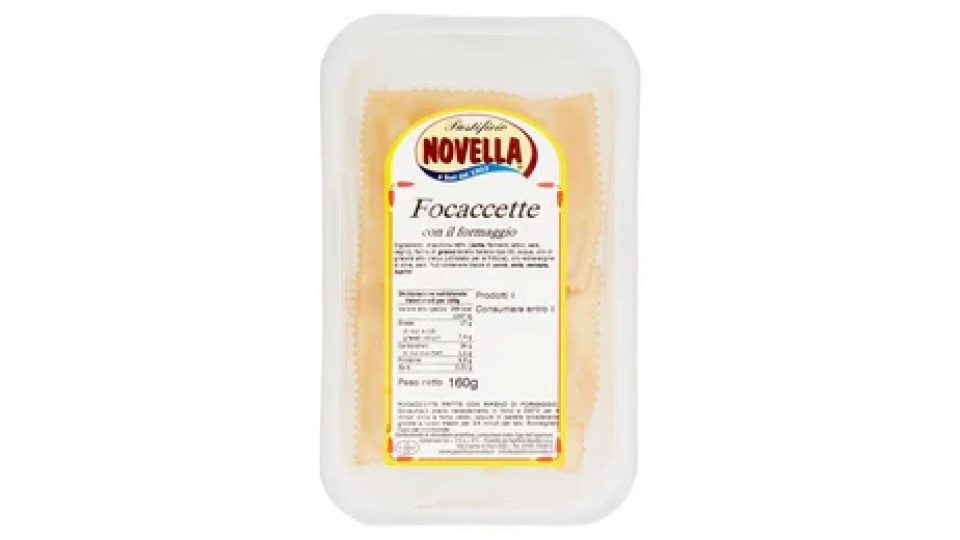 Pastificio Novella Focaccette con il formaggio 160 g