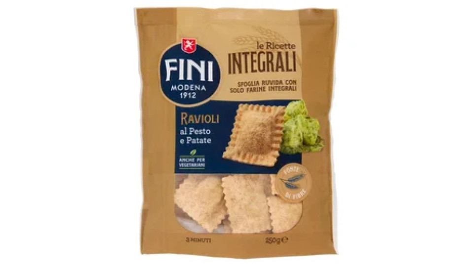 Fini Le Ricette Integrali Ravioli al Pesto e Patate 250 g