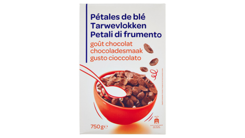 Petali di frumento gusto cioccolato 750 g