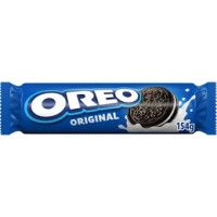 Oreo Original, Biscotti al Cacao Ripieni di Crema al Gusto Vaniglia 154 g - Confezione da 14 biscotti