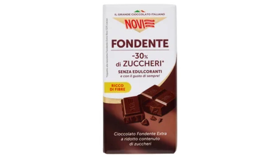 Novi Fondente -30% di Zuccheri* 100 g