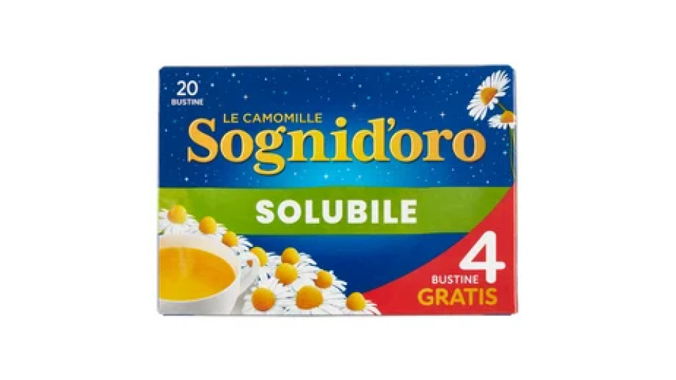 Sognid'oro le Camomille Solubile bustine 20 x 5 g