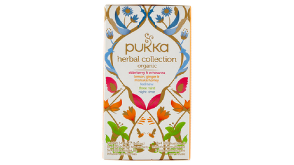 pukka herbal collection organic 5 x 4 bustine 34,4 g