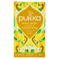 pukka lemon, ginger & a touch of manuka honey Organic Herbal Tea 20 Sachets 34 g