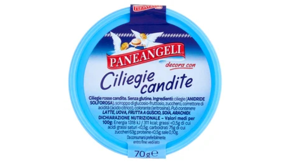 PANEANGELI decora con Ciliegie candite 70 g