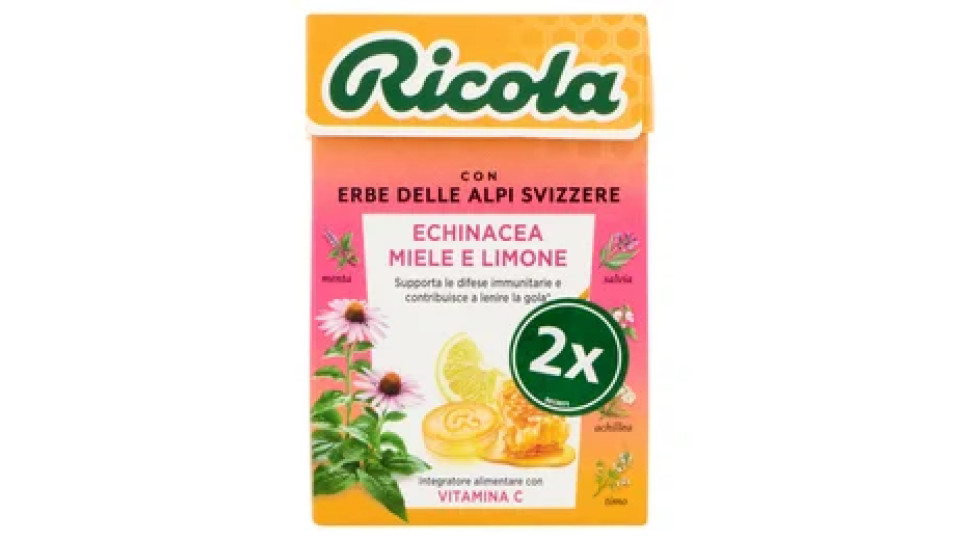 Ricola Echinacea Miele e Limone 2 x 50 g