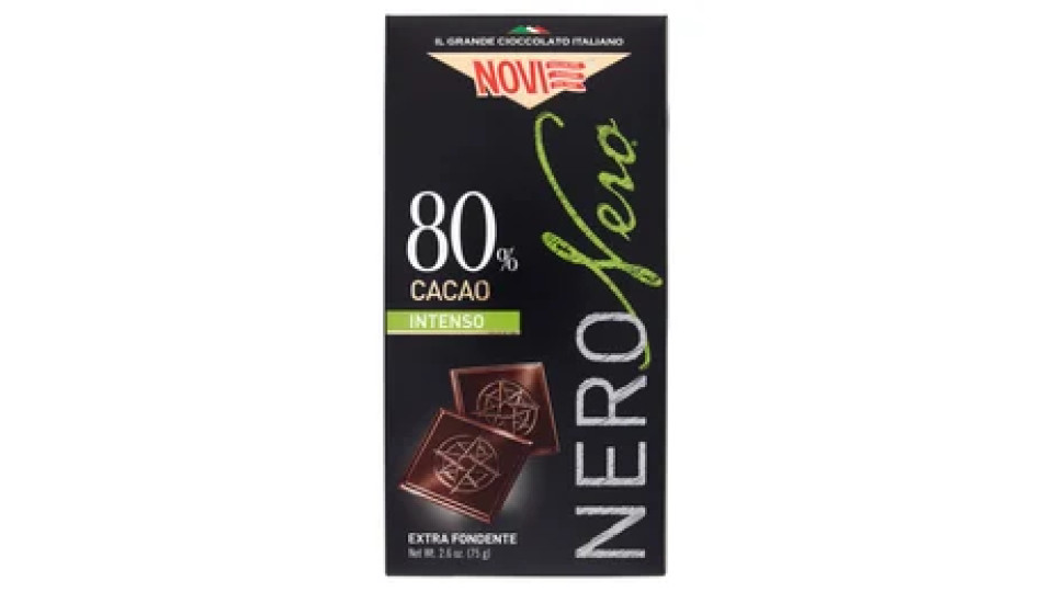 Novi NeroNero 80% Cacao Intenso Extra Fondente 75 g