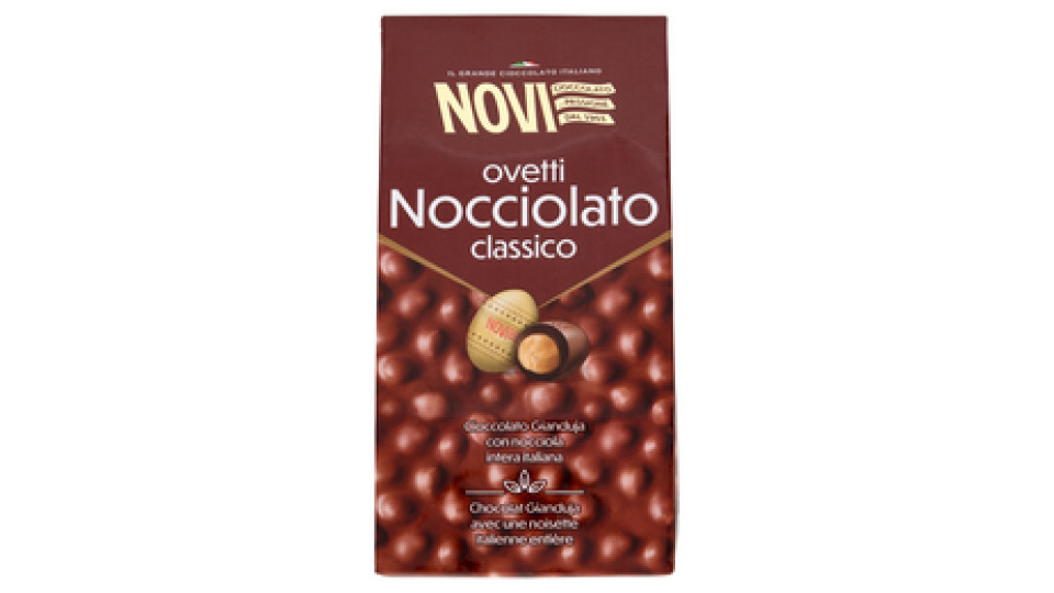 Novi ovetti Nocciolato classico Cioccolato Gianduja 160 g