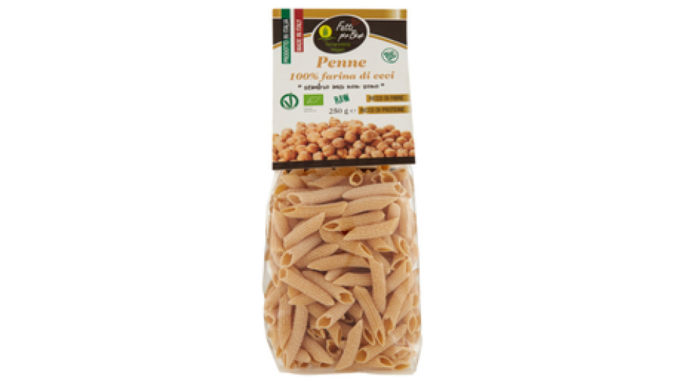 Terranostra Vegan Bio Penne 100% farina di ceci 250 g