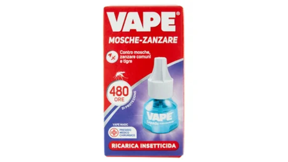VAPE Mosche-Zanzare Liquido Ricarica 22 ml