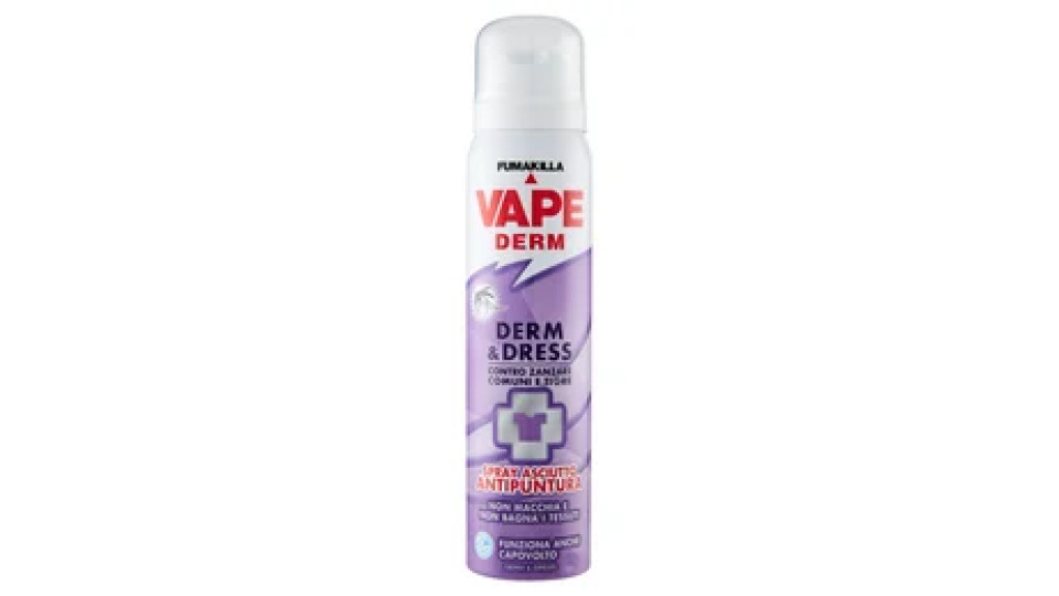 VAPE Derm Derm & Dress Spray Asciutto Antipuntura 100 ml