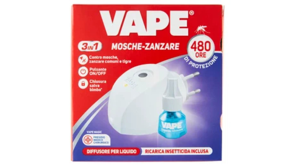 VAPE Elettroemanatore Liquido Mosche-Zanzare 22 ml