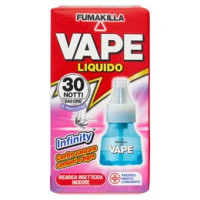 Vape Liquido Infinity Ricarica Insetticida Inodore 15 ml