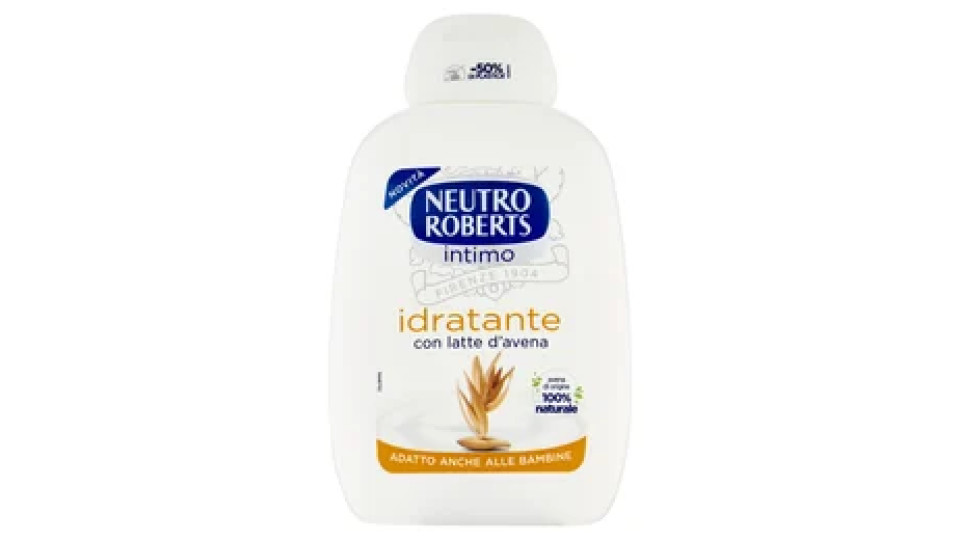 Neutro Roberts intimo idratante con latte d'avena 200 ml