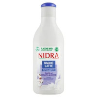 Nidra Bagno Latte Avvolgente Talco ed Estratto di Cotone 750 mL
