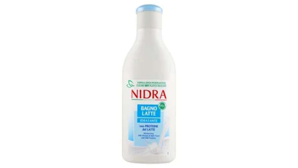 Nidra Bagno Latte Idratante con Proteine del Latte 750 mL