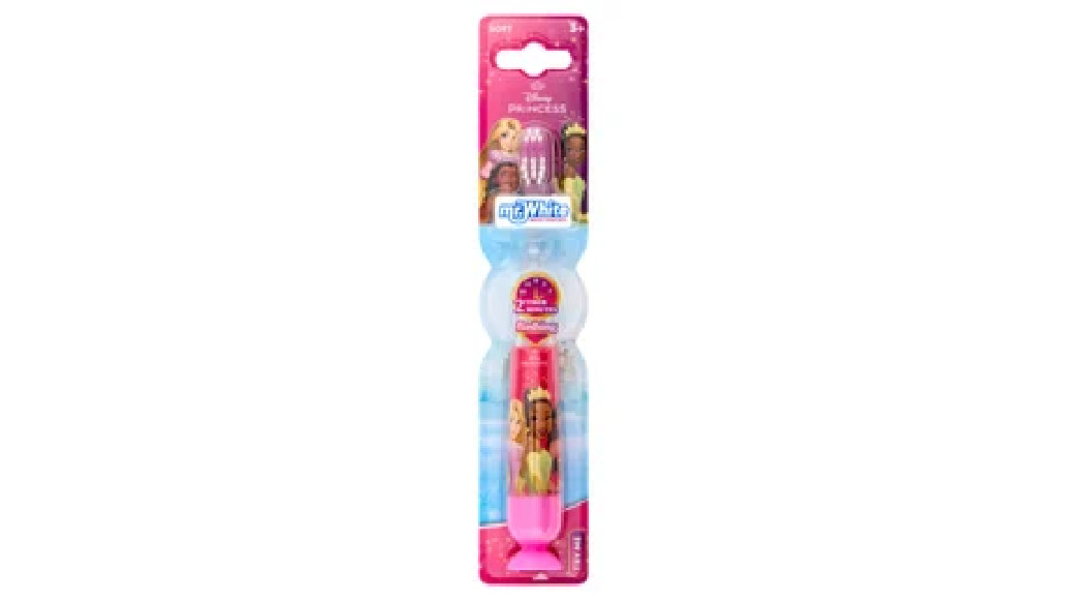 Mr. White Spazzolino da Denti Luminoso Soft 3+ Disney Princess