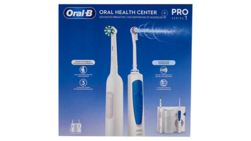 Oral-B Oral Health Center + Spazzolino Elettrico Denti Ricaricabile Pro Series 1