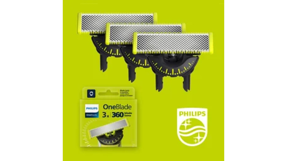 Philips Norelco OneBlade OneBlade QP430/50 Lama di ricambio 360